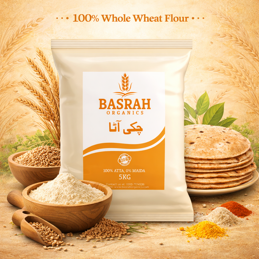 Whole Wheat Flour (Chakki Atta) - 5 kg